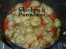 7 chicken and dumplings