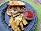 Patty Melts and Crispy Rosemary Oven Fries